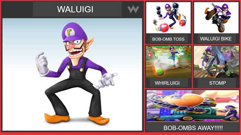 Waluigi Smash Bros Moveset (Remastered) by WilliamHeroofHyrule on ...