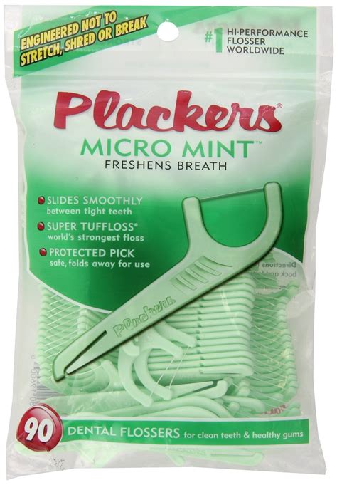 Plackers Micro Mint Dental Flossers, micro mint flossers, plackers flo | Dentist.net