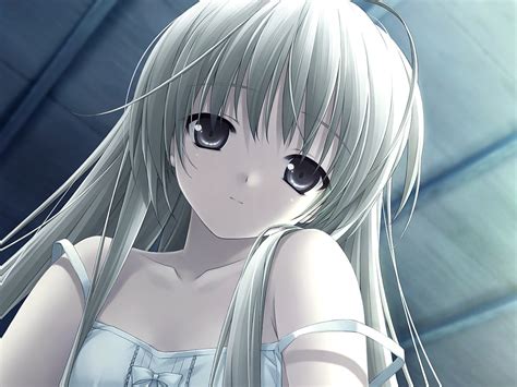 Female anime character with gray hair HD wallpaper | Wallpaper Flare