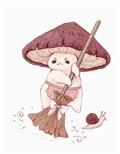 angry mushroom | Cute drawings, Cute art, Cute little drawings