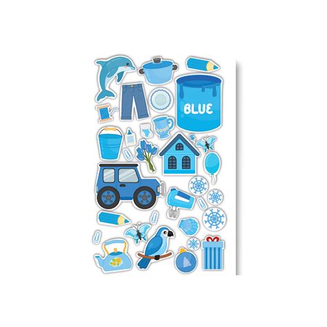 Colours: Blue – Kids Labels – Print my Labels