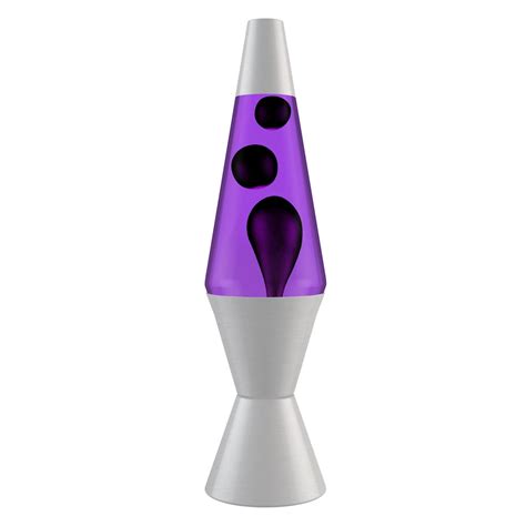 Black and Purple 14.5-Inch Lava Lamp with Aluminum Base and Cap - Walmart.com