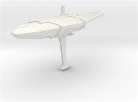 MC75 Profundity (1/7000) by Mel_Miniatures on Shapeways | Shapeways, Miniatures, Starship design