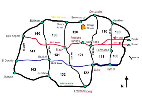 Fort Hood Training Area Map - 2024 Schedule 1