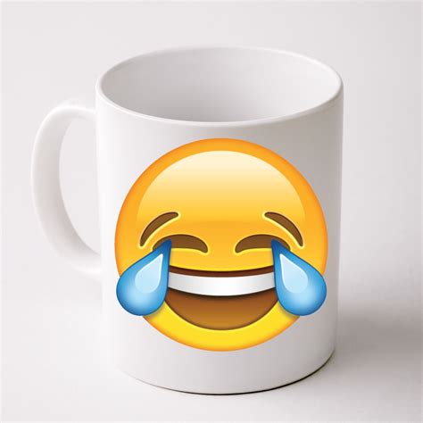 Laughing out Loud Emoticon Emoji Smiley Crying Coffee Mug | TeeShirtPalace