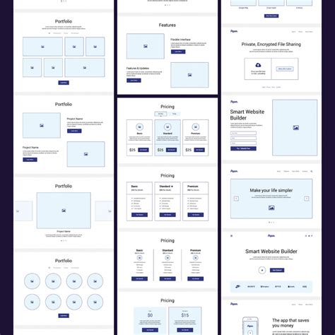 Paper - Website Design Wireframe Kit