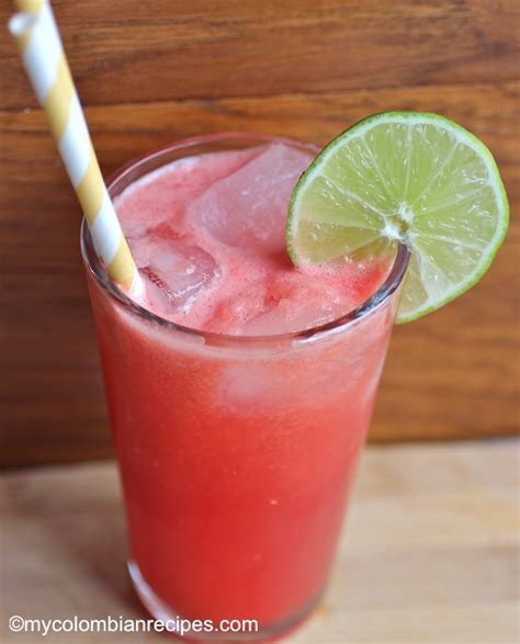 Limonada de Sandía (Watermelon Limeade) | My Colombian Recipes