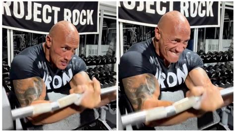 The Rock Biceps Size 2022