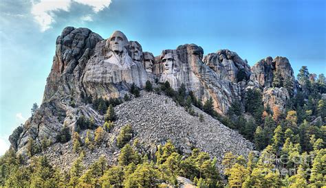 Mt Rushmore Black Hills Panorama Photograph by Adam Jewell - Pixels