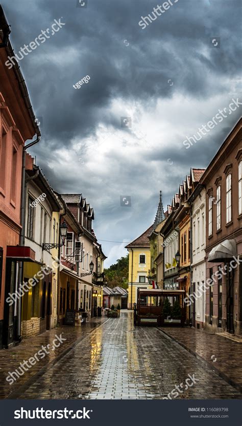 Rainy Cityscape Stock Photo 116089798 : Shutterstock