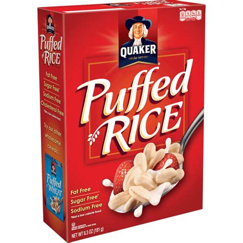 Quaker Cereal, Puffed Rice | Cereal | Quality Foods