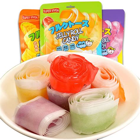 Fruits jelly roll candy wholesale | yixinfoods candy factory