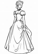 Princes coloring Page Black And White 23868561 Vector Art At Vecteezy sketch template