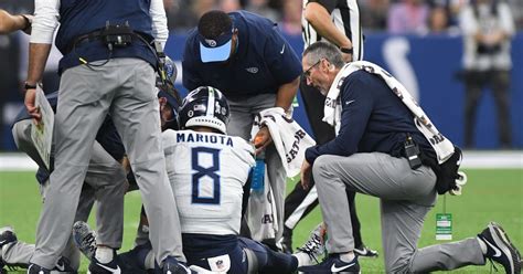 Marcus Mariota injury update: Titans QB did not re-injure elbow - Music ...