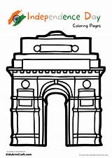 India’s Independence Day Coloring Pages For Kids – Free Printables  sketch template