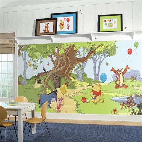 Pooh & Friends XL Wallpaper Mural – RoomMates Decor