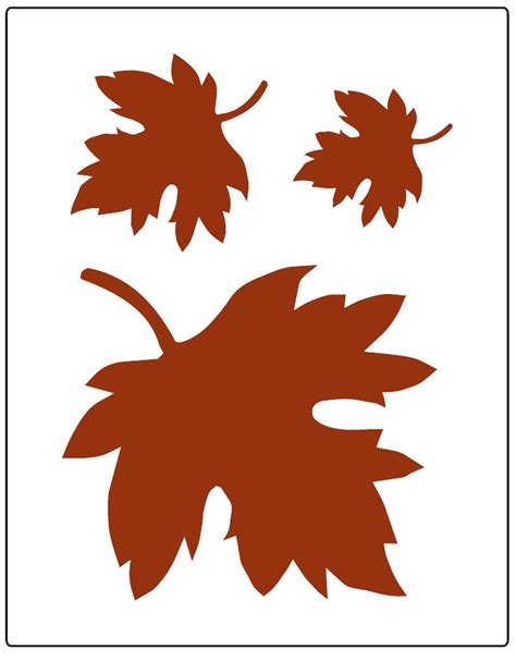 Maple Leaf Stencil - ClipArt Best