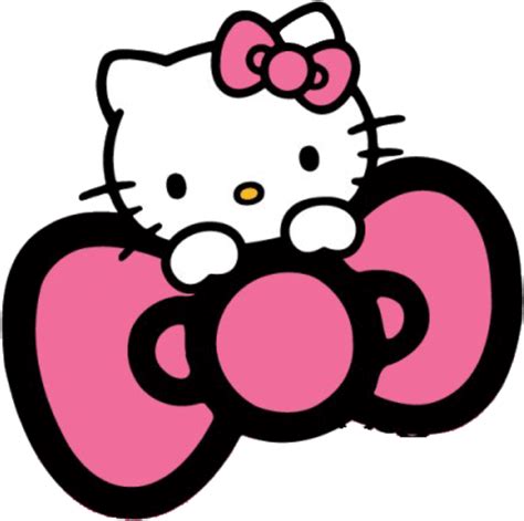 U30cf U30ed U30fc U30ad U30c6 U30a3 U30b9 U30bf U30b8 - Hello Kitty Pink Bow Clipart - Full Size ...