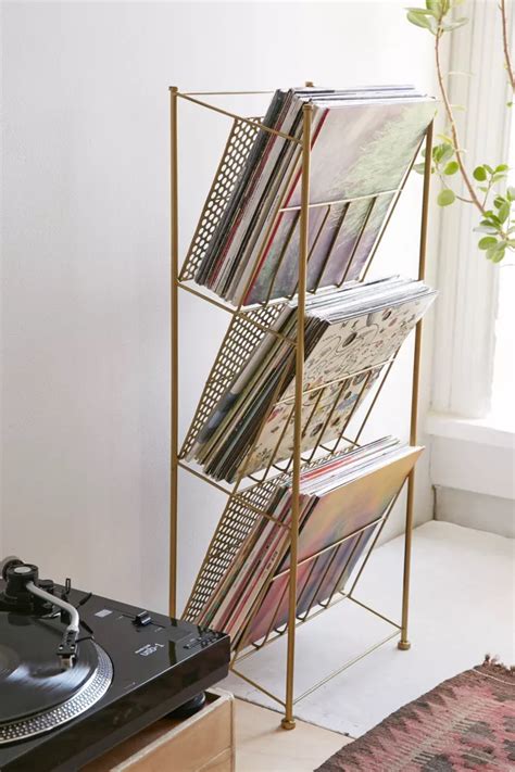 Corner Store Vinyl Storage Rack | Urban Outfitters