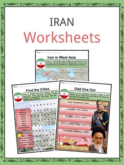 Iran Facts, Worksheets, People, Culture, Religion & Geography For Kids