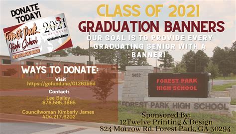 Forest Park High School Class 2021 Graduation Banner Fundraiser ...