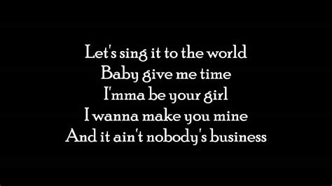 Rihanna - Nobody's Business ft. Chris Brown Lyrics - YouTube