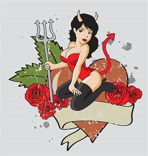 50+ Devil Woman Tattoo Drawings Illustrations, Royalty-Free Vector Graphics & Clip Art - iStock