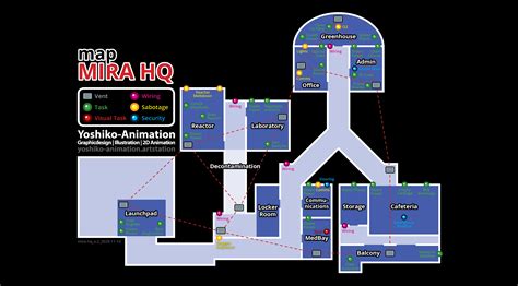 Among Us Map Mira HQ: Location Guide (English) by Yoshiko-Animation on Newgrounds