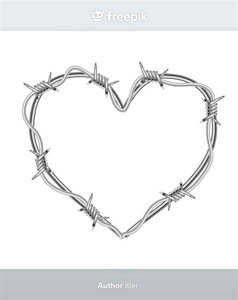 Love Heart Tattoo, Barbed Wire Tattoos, Tattoo Salon, Dope Tattoos ...