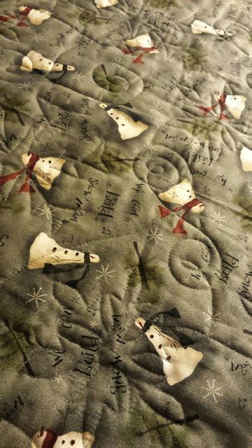 Quilting In The BunkHouse: Snowman Quilt is Done!