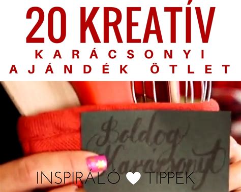 DIY Kreatív karácsonyi ajándék ötletek