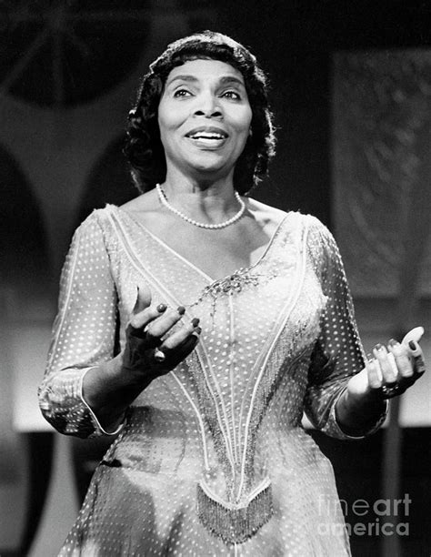 Contralto Singer Marian Anderson by Bettmann