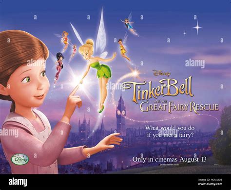 TINKER BELL AND THE GREAT FAIRY RESCUE, British poster art, from left ...