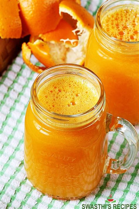 Orange Juice Recipe | 4 Methods - Swasthi's Recipes