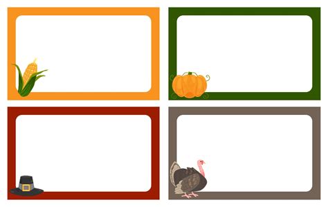 Thanksgiving Tags - 12 Free PDF Printables | Printablee