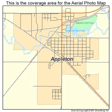 Aerial Photography Map of Appleton, MN Minnesota