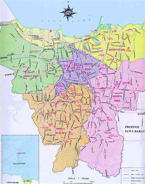 Map Of Jakarta