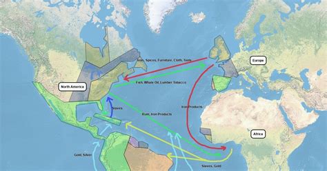 Columbian Exchange Blank Map