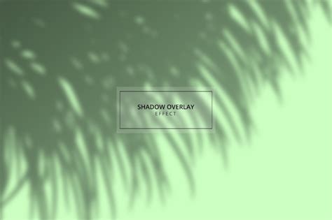 Premium Vector | Plant shadow overlay effect