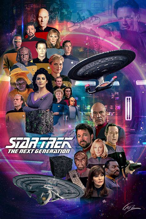 Star Trek TNG Wall Poster by PZNS on DeviantArt