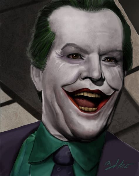 Jack Nicholson Joker Painting at PaintingValley.com | Explore ...