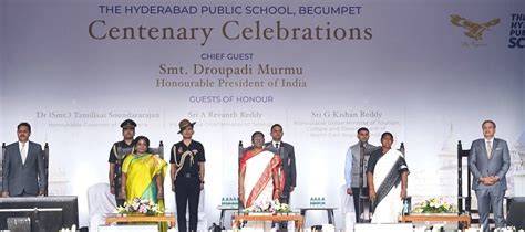 The President of India applauds The Hyderabad Public School's contribution to the country on its ...