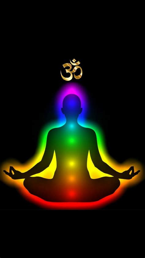 Meditation, chakra, colorful, colors, om, rainbow, yoga, HD phone wallpaper | Peakpx