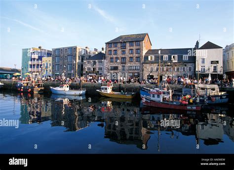 The Barbican Plymouth s old harbour area Plymouth Devon England United Kingdom Stock Photo - Alamy