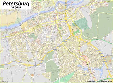 Petersburg Va Map