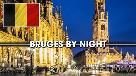 BRUGES by night - YouTube