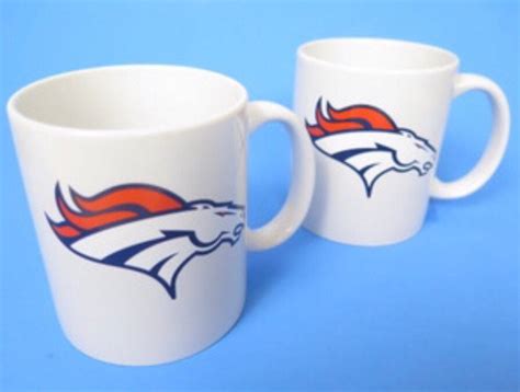 Denver Broncos Coffee Mugs 2 Pack Set | Etsy