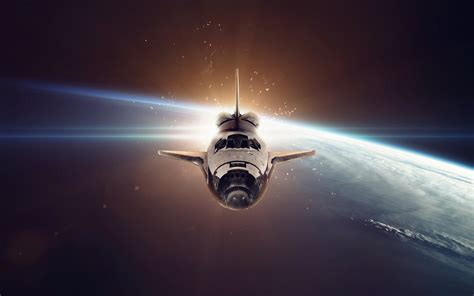 Space Shuttle Ascent - 4K Ultra HD Wallpaper