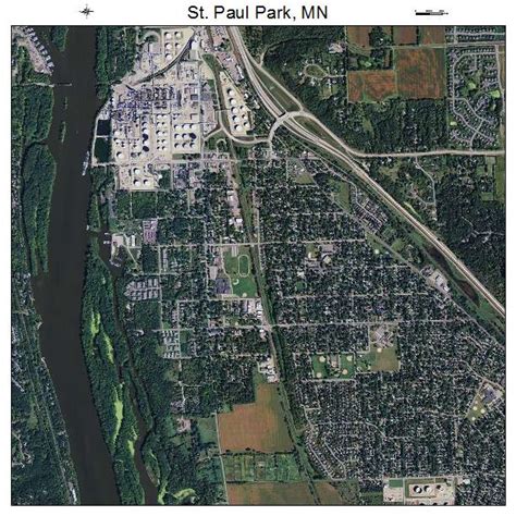 Aerial Photography Map of St Paul Park, MN Minnesota