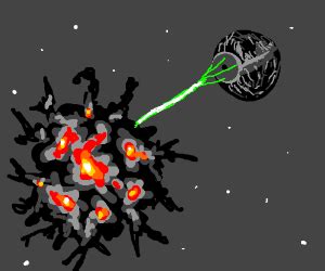 Death Star destroys Alderaan - Drawception